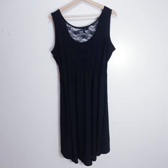 Ellen Parker High Low Lace Back Dress - Picture 1 of 11